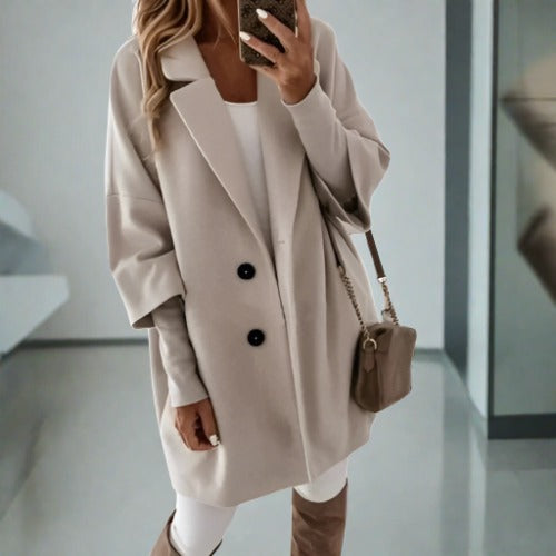 Eliza - Stijlvolle & Warme Herfst/Winter Mantel
