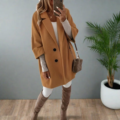 Eliza - Stijlvolle & Warme Herfst/Winter Mantel