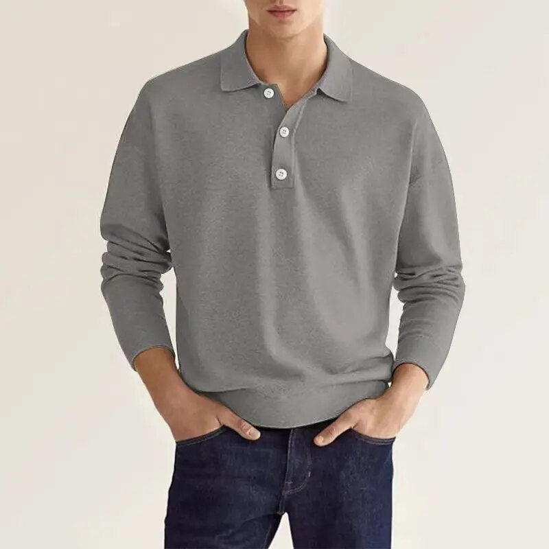 Rhett | poloshirt met lange mouwen - maximale elegantie en comfort