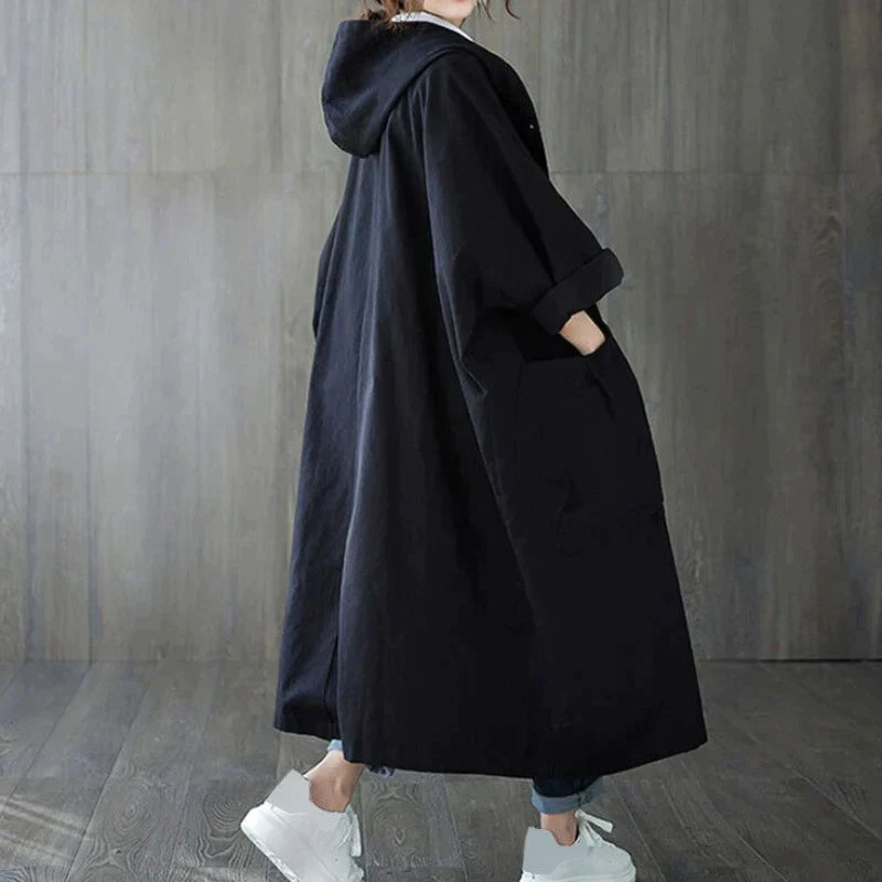 Stijlvolle oversized trenchcoat voor dames - Arnita