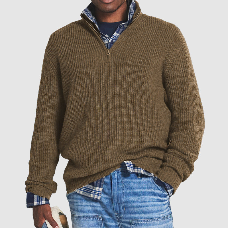 Cody™ - Pullover Business Casual met ritssluiting