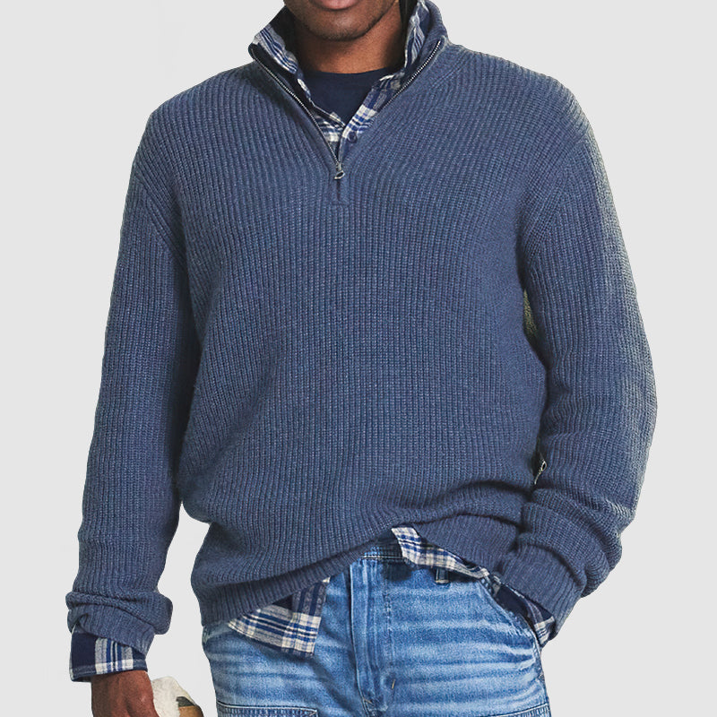 Cody™ - Pullover Business Casual met ritssluiting