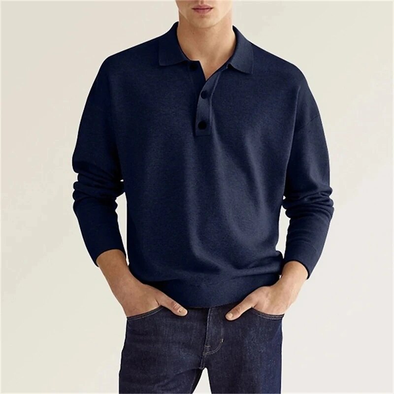 Rhett | poloshirt met lange mouwen - maximale elegantie en comfort