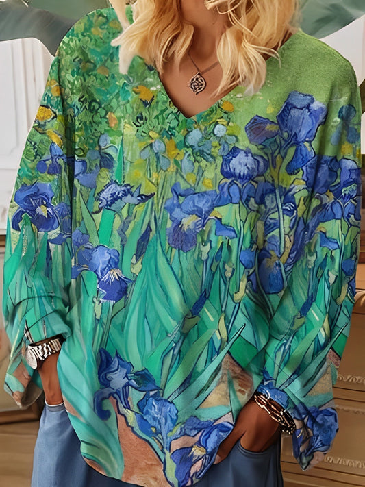 Loszittend Van Gogh Kunst T-shirt