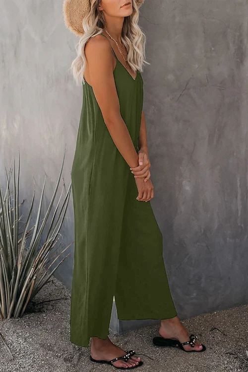 🔥Hot Sale 49% Korting 🔥Ultieme Zwierige Jumpsuit Met Zakken✨Koop 2 Extra 10% Korting