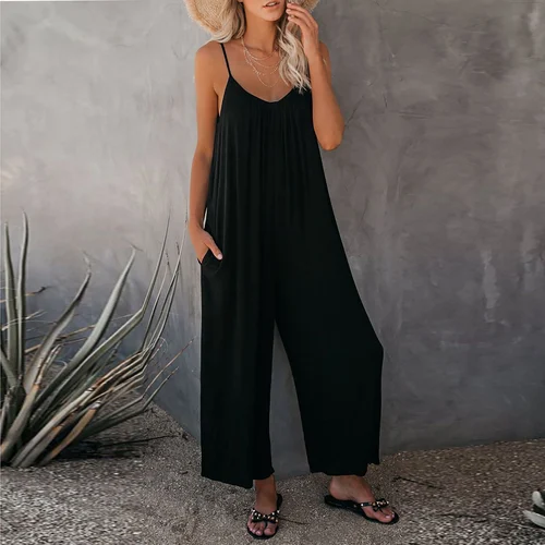 🔥Hot Sale 49% Korting 🔥Ultieme Zwierige Jumpsuit Met Zakken✨Koop 2 Extra 10% Korting